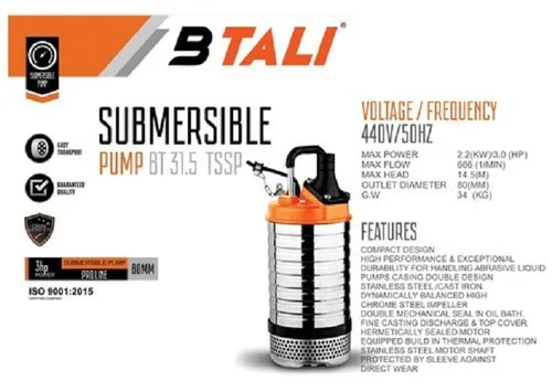 Submersible Pump Btali BT 31 5TSSP